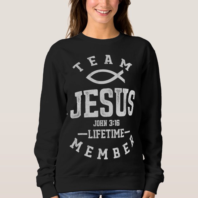 Camiseta Cristão Presente Equipe Jesus Deus Religioso (Frente)