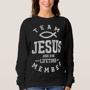 Camiseta Cristão Presente Equipe Jesus Deus Religioso