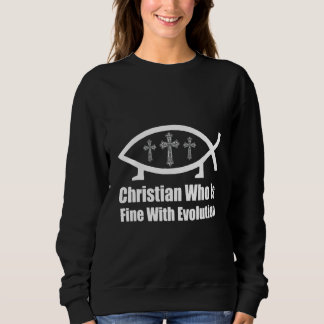 Camiseta Cristão Que Está Bem Com A Evolução Cos Cristãos