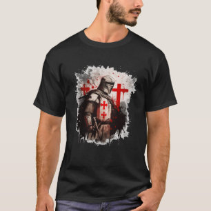 Camiseta Cristãos Cavaleiros Templários Templários Cruzados