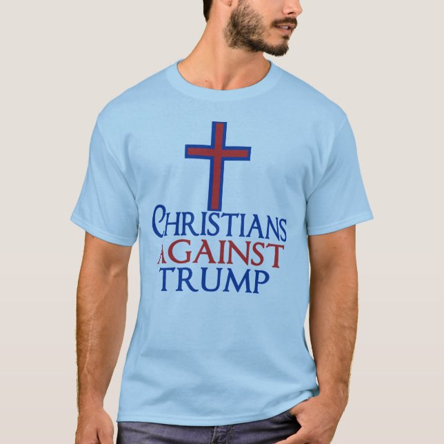 Camiseta Cristãos Contra Trump (Frente)