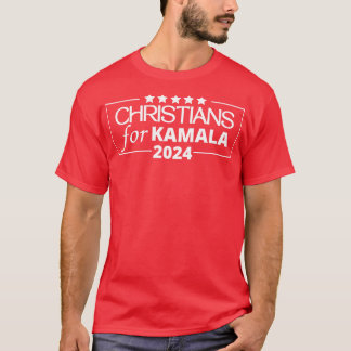 Camiseta Cristãos para Kamala 2024 TShirt