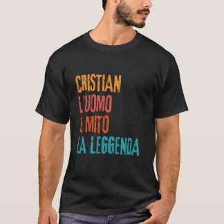 Camiseta Cristian O Homem O Mito A Lenda Festa de Compl