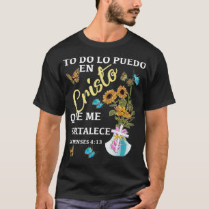 Camiseta cristiana en espanol Versiculo Spanish Ch