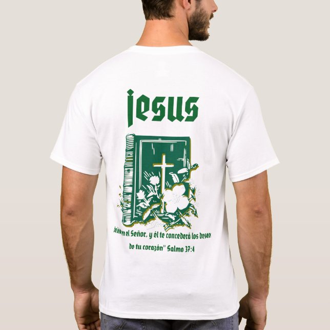 Camiseta Cristiana para Hombre - Estilo Relajado (Verso)