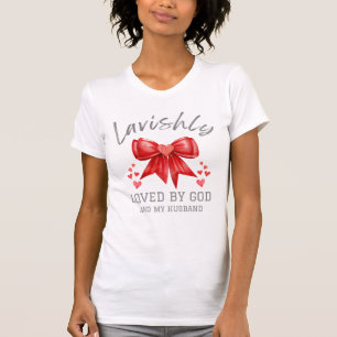 Camiseta Cristiano Valentino AMOU LUXURIOSAMENTE Laço Coque