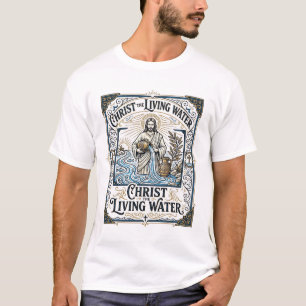 Camiseta Cristo A Água Viva Jesus Água Viva Cristi