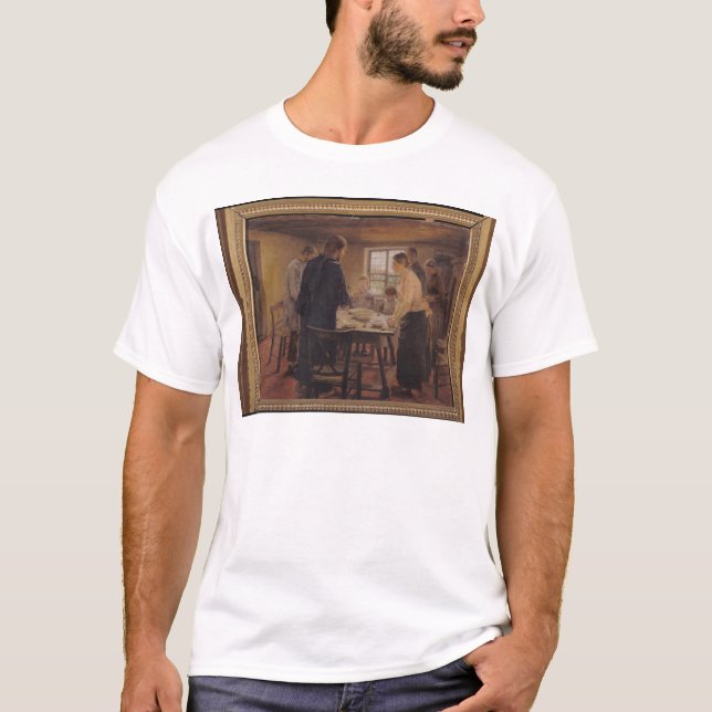 Camiseta Cristo com os camponeses, c.1887-88 (Frente)