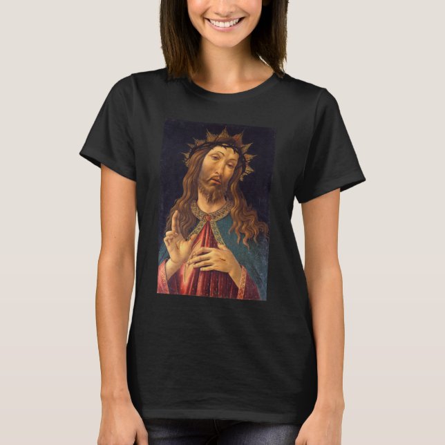 Camiseta Cristo Coroado com Espinhos por Sandro Botticelli (Frente)