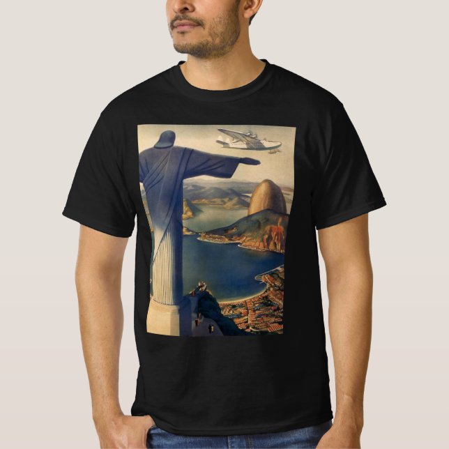 Camiseta Cristo da estátua do Redeemer, Rio de Janeiro, Bra (Frente)