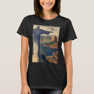 Camiseta Cristo da estátua do Redeemer, Rio de Janeiro, Bra
