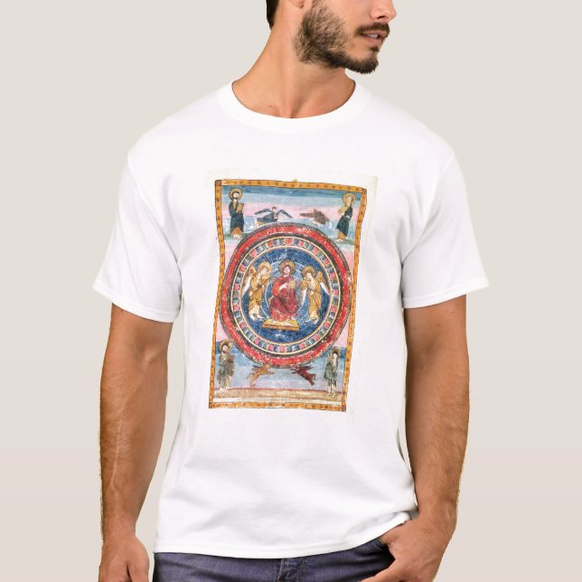 Camiseta Cristo de Amiatinus do códice na majestade (Frente)