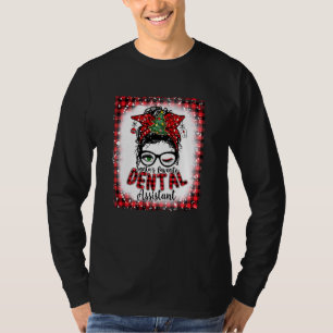Camiseta Cristo De Arma De Mensagem Do Assistente Dental Fa