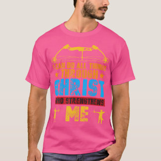 Camiseta Cristo de Arranjo me fortalece o Arco das Setas de
