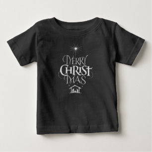 Camiseta Cristo de Bebê Jesus Cristo do Quadro Religioso de