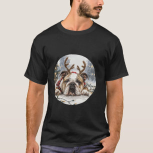 Camiseta Cristo de Cachorro de Nabo Inglês de Natal bonito