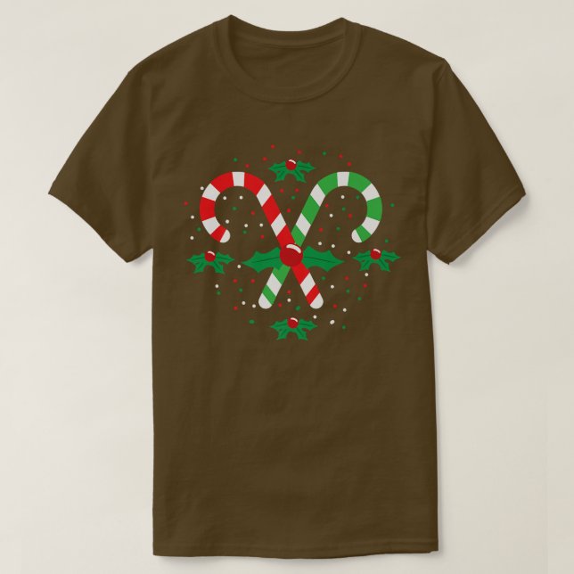 Camiseta Cristo de Feliz de docinho de Natal (Frente do Design)