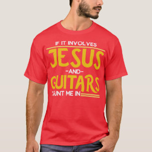 Camiseta Cristo de Música de Violão Guitarista Cristão
