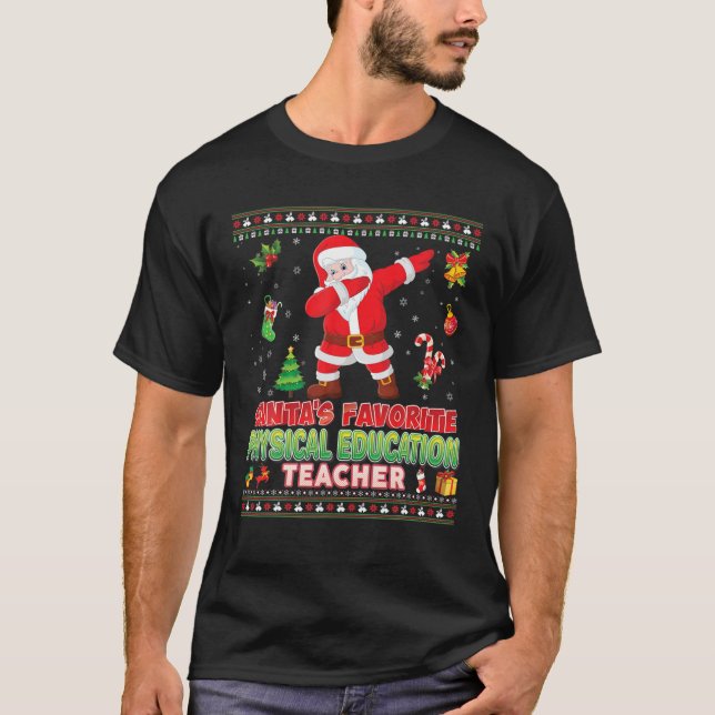 Camiseta Cristo de Professores de Educação Física Favoritos (Frente)