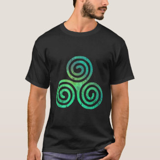 Camiseta Cristo de Símbolo de Triskelion do Irish Celtic Tr