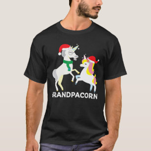 Camiseta Cristo do Avô-Corn Unicorn da Família Corresponden
