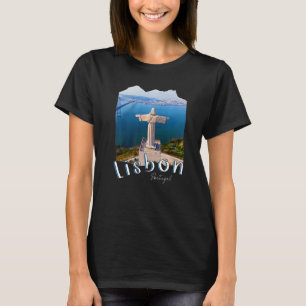 Camiseta Cristo do Rei (Almada) Estátua de Jesus Prêmio Lis