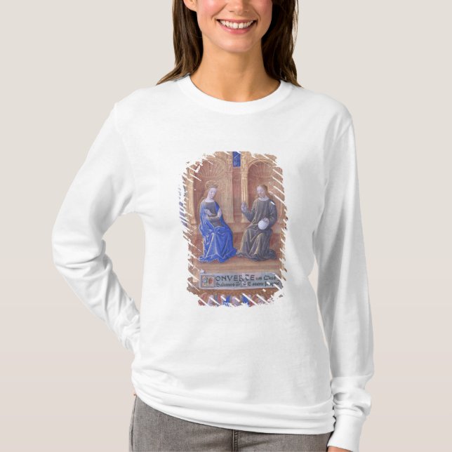 Camiseta Cristo e a Virgem Maria Enthroned (Frente)