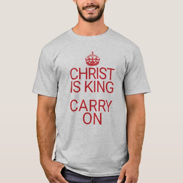 Camiseta Cristo É Estudo da Bíblia King Christian (Frente)