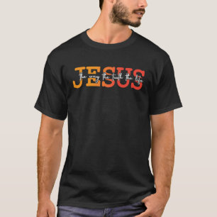 Camiseta Cristo Jesus Como A Verdade A Vida Abençoou Ch