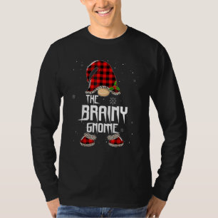 Camiseta Cristo legal Brainy Gnomo Xadrez Vermelho Correspo