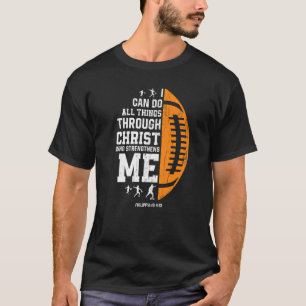 Camiseta Cristo me fortalece cristão religioso