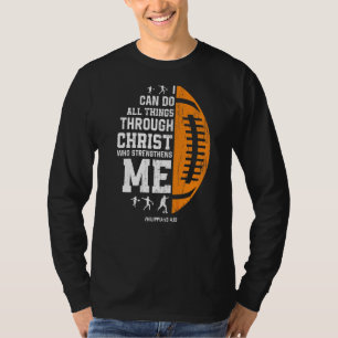 Camiseta Cristo me fortalece cristão religioso