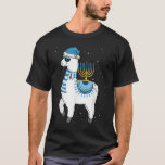 Camiseta Cristo Menorah Hanukkah Llama Cute Alpaca Chanukah<br><div class="desc">Menorah Hanukkah Llama Cute Alpaca Chanukah Natal Pajama 1</div>