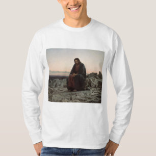 Camiseta Cristo na Natureza Selvagem (por Ivan Kramskoi)
