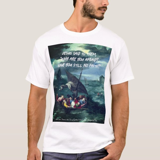 Camiseta Cristo na Tempestade (Frente)