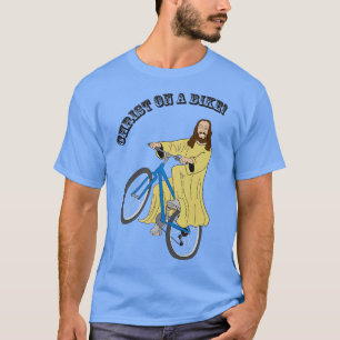 Camiseta Cristo numa bicicleta