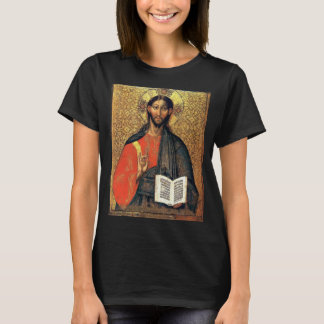 Camiseta Cristo Pantocrator Ícone Ortodoxo Século XVI 