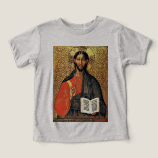 Camiseta Cristo Pantocrator Ícone Ortodoxo Século XVI 
