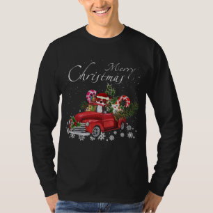 Camiseta Cristo papai noel de Feliz de Caminhão Vermelho em