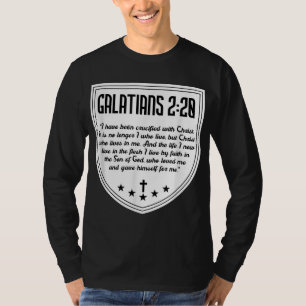 Camiseta Cristo Paul Bíblia Verse Jesus, Santo 220 Galatian