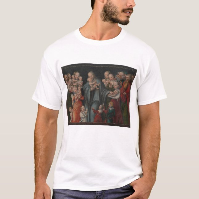 Camiseta Cristo que abençoa as crianças (Frente)