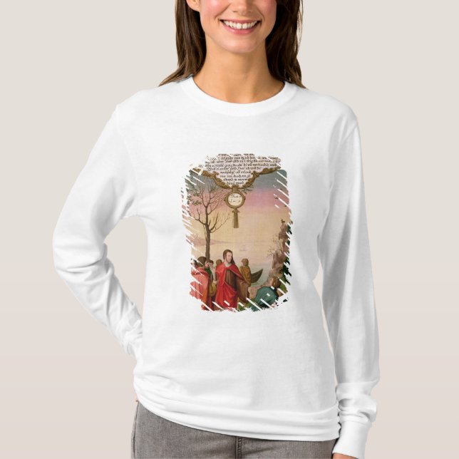 Camiseta Cristo que ensina seus discípulo (Frente)