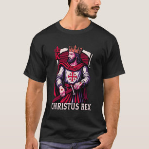 Camiseta Cristo Rei Católico Cristo o Rei Sagrado Coração
