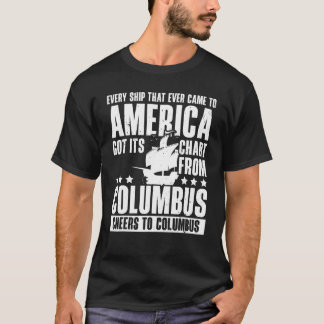 Camiseta Cristóvão Colombo Italiano Americano Feliz Columb