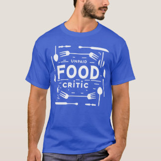 Camiseta Crítica gastronômica não remunerada