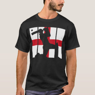 Camiseta Críticas Gráficas do Jogador de Críquete 1