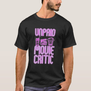 Camiseta Crítico De Filme Não Pago Para Designs De Buff De 