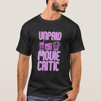 Camiseta Crítico De Filme Não Pago Para Designs De Buff De