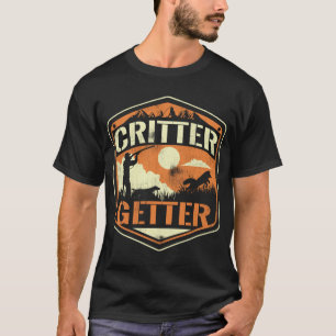 Camiseta Critter Getter Hunter Squirrels Raccoon Hu