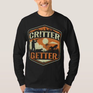 Camiseta Critter Getter Hunter Squirrels Raccoon Hu